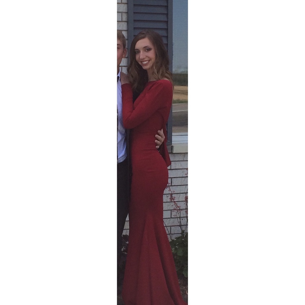 Burgundy Prom Dress